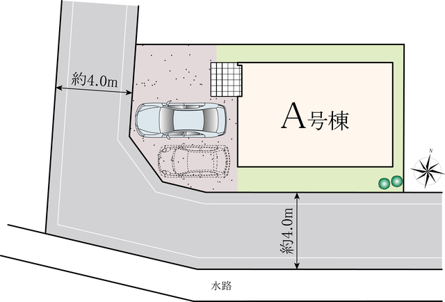 ハートフルタウン八王子長沼町3期の見取り図