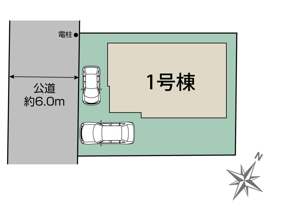 ブルーミングガーデン柏市南増尾３丁目１棟の見取り図