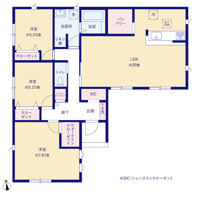 グラファーレ4349会津若松市住吉町１棟の見取り図