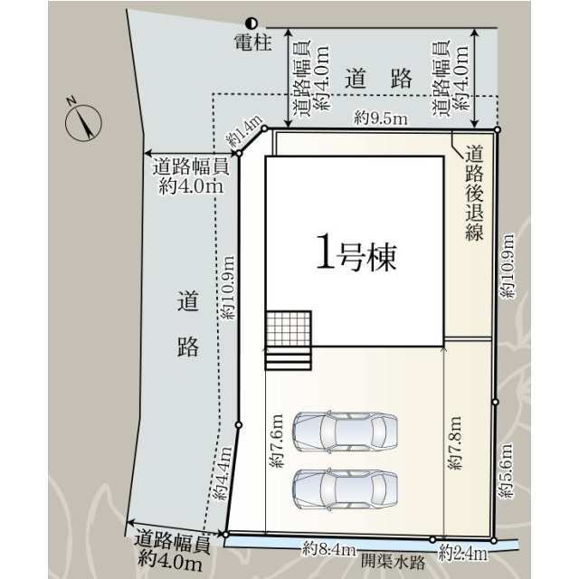 クレイドルガーデン四日市市智積町 第3の見取り図