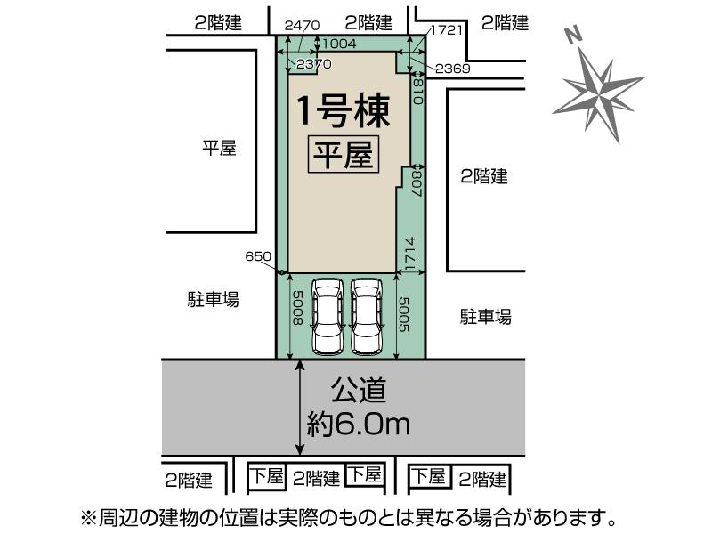ブルーミングガーデン川越市川鶴２丁目３期１棟の見取り図