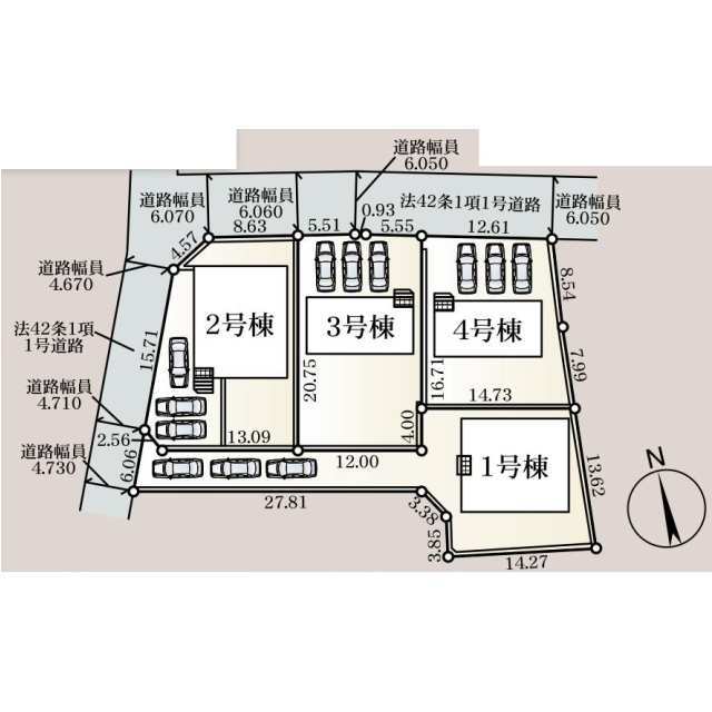 クレイドルガーデン前橋市富士見町時沢 第11の見取り図