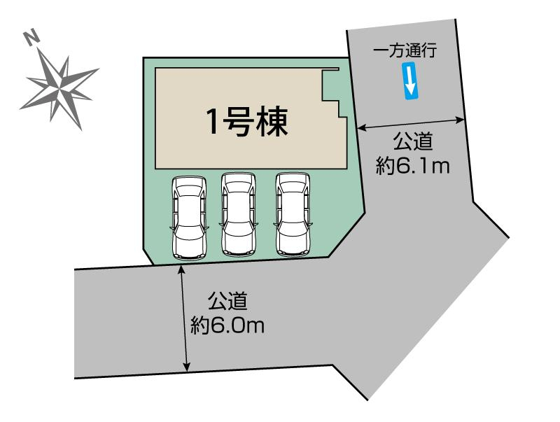 ブルーミングガーデン豊田市市木町３丁目２期１棟の見取り図