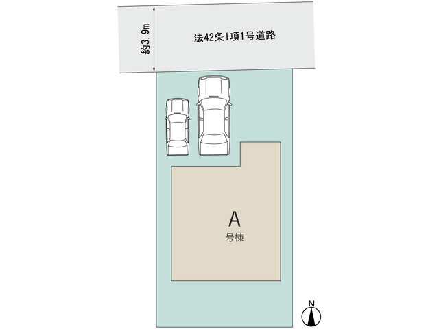 ハートフルタウン神戸北区鈴蘭台西町3丁目6番の見取り図