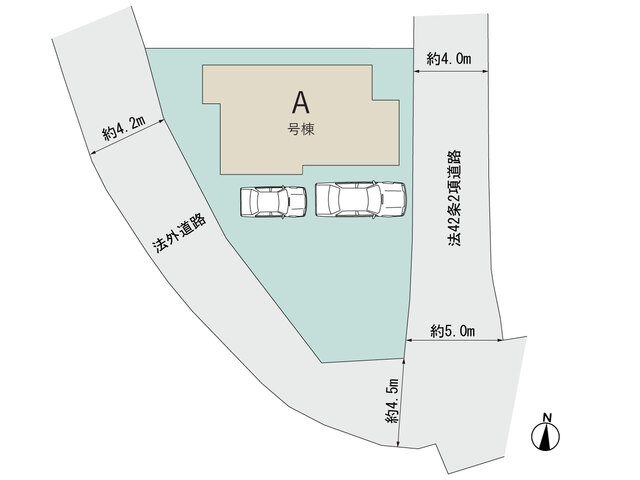 ハートフルタウン神戸北区鈴蘭台西町1丁目7番の見取り図