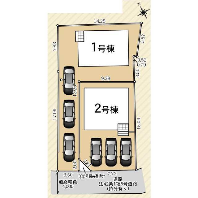 クレイドルガーデン富士宮市城北町 第2の見取り図