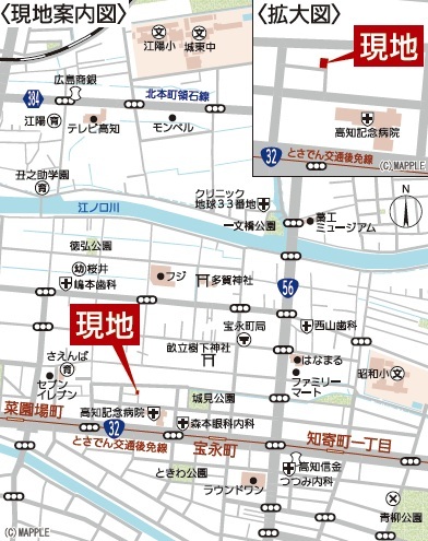クレイドルガーデン高知市城見町 第1の見取り図