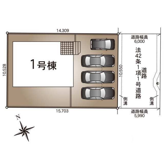 クレイドルガーデン宮崎市恒久 第17の見取り図