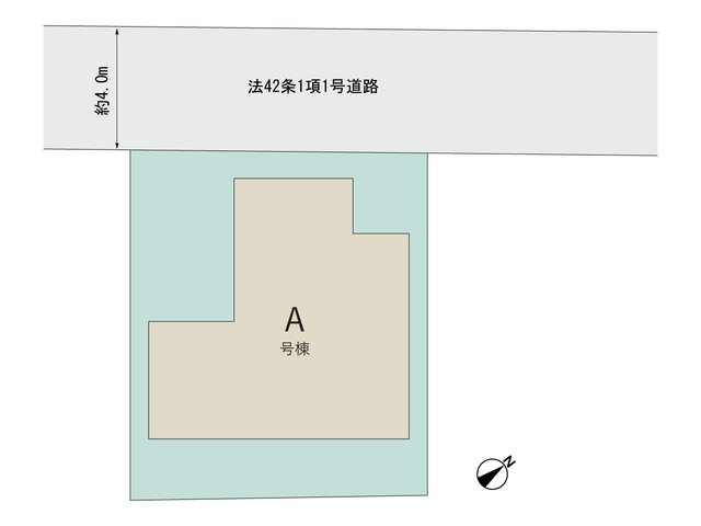 ハートフルタウン八潮市西袋672番の見取り図