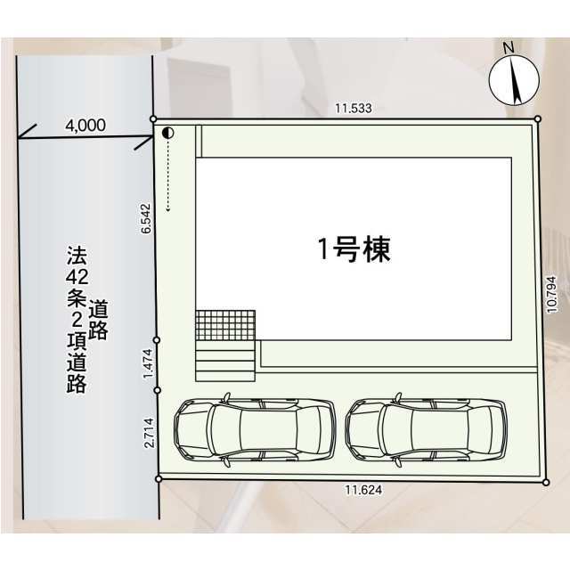 クレイドルガーデン石巻市開北 第7の見取り図