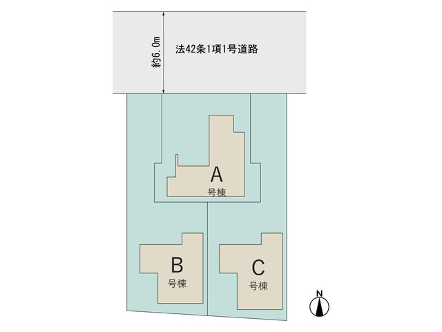 ハートフルタウン市川市下新宿312番の見取り図