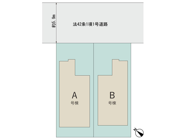 【販売中物件：A号棟、B号棟】