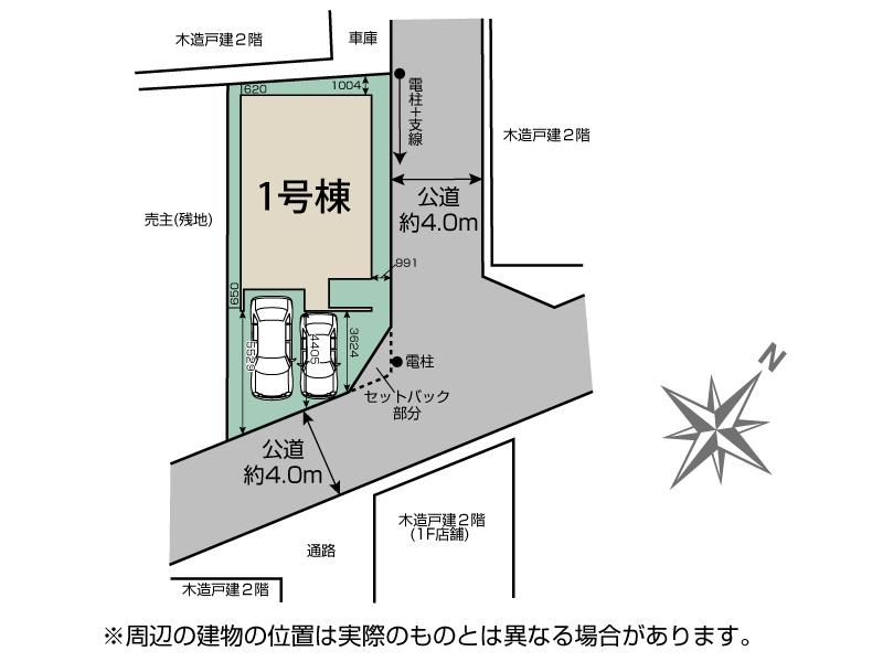 ブルーミングガーデン富士見市上沢１丁目１棟の見取り図