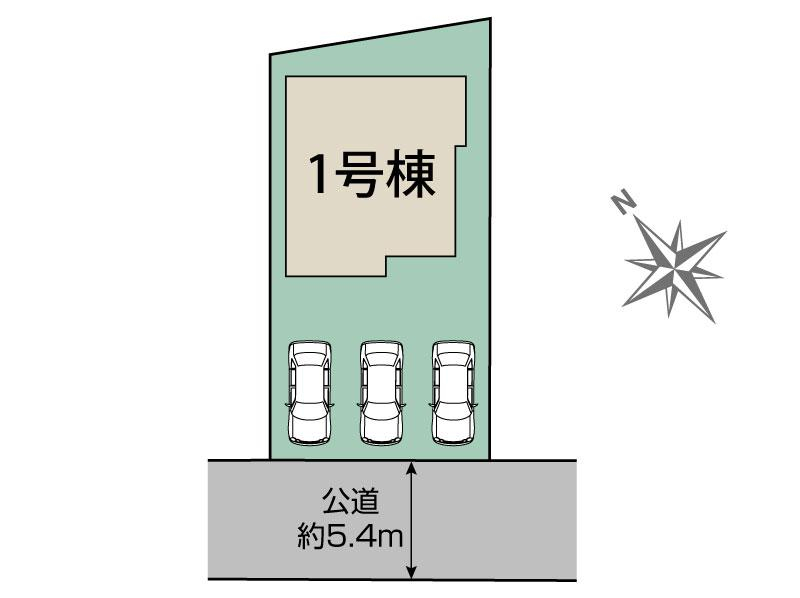 ブルーミングガーデン千葉市稲毛区長沼町１棟の見取り図