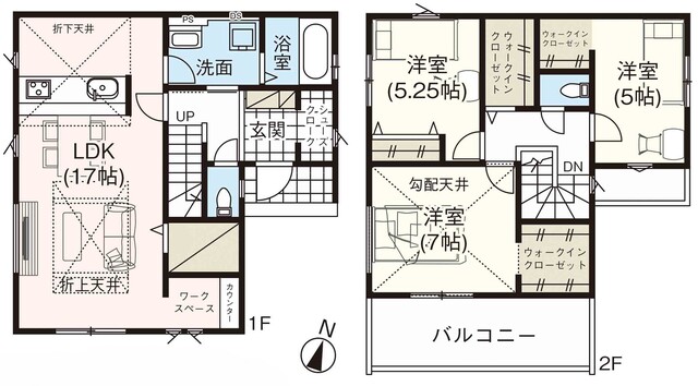グラファーレ4319さいたま市植竹町２期３棟の見取り図