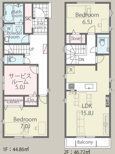 リナージュネクスジー練馬桜台１丁目　第１期の見取り図