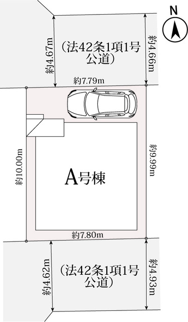 ハートフルタウン高槻春日町284番の見取り図