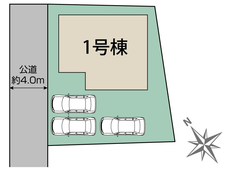 ブルーミングガーデン深谷市東方１棟の見取り図