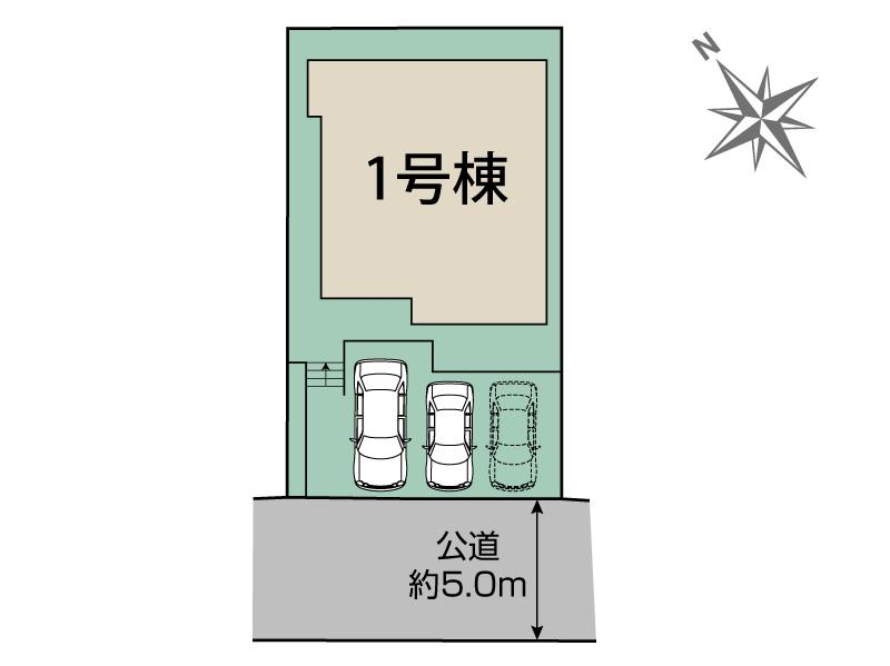 ブルーミングガーデン四街道市旭ケ丘２丁目４期１棟の見取り図