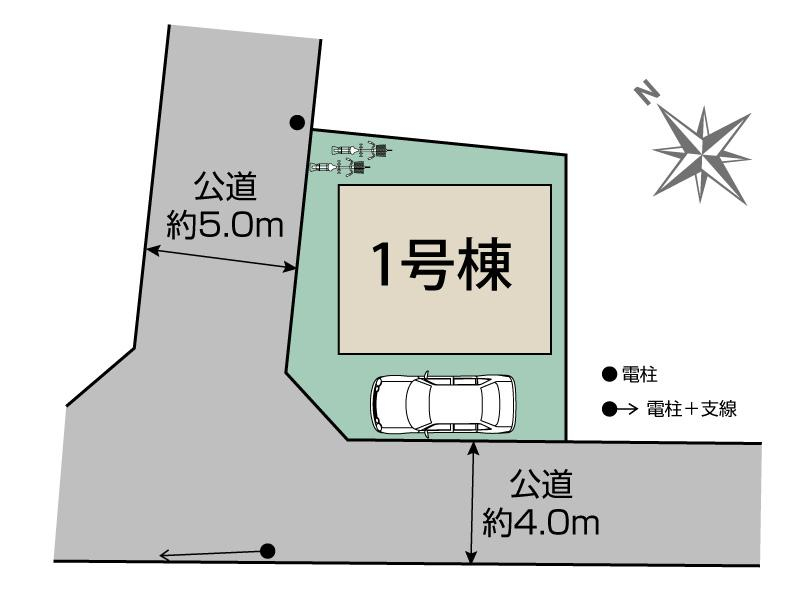 ブルーミングガーデン調布市深大寺東町１丁目１棟の見取り図