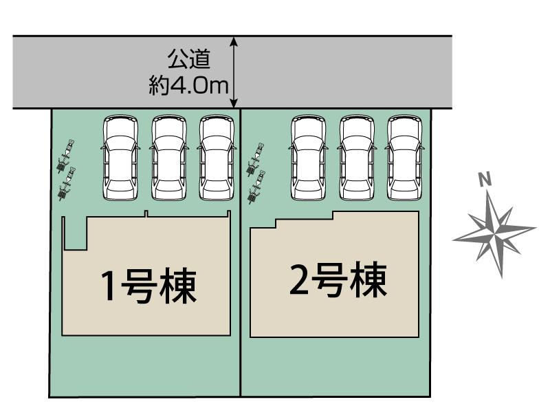 ブルーミングガーデン沼津市東椎路２棟の見取り図