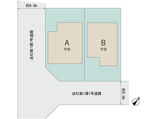 ハートフルタウン千葉市花見川区こてはし台5丁目4番の見取り図