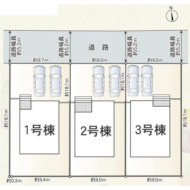 クレイドルガーデン四日市市曙町 第1の見取り図