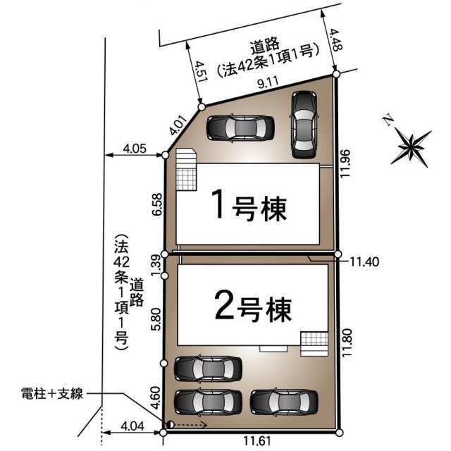 クレイドルガーデン浜松市浜名区貴布祢 第1の見取り図