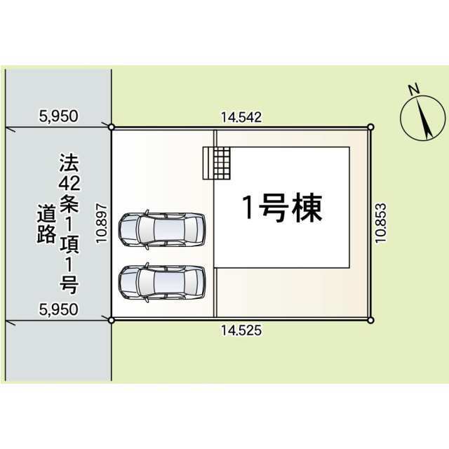 クレイドルガーデン牛久市上柏田 第9の見取り図