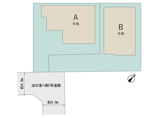 ハートフルタウン成城学園前1期の見取り図
