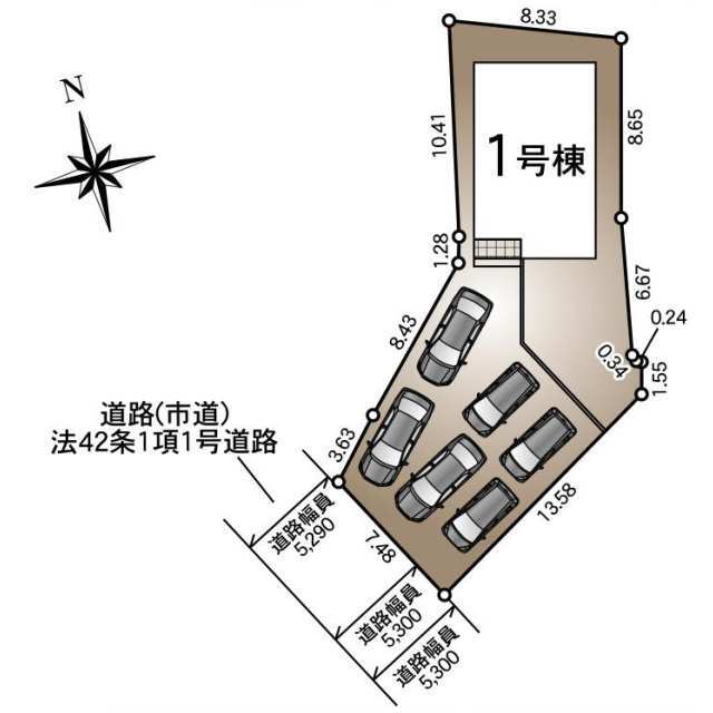 クレイドルガーデン宮崎市島之内 第13の見取り図