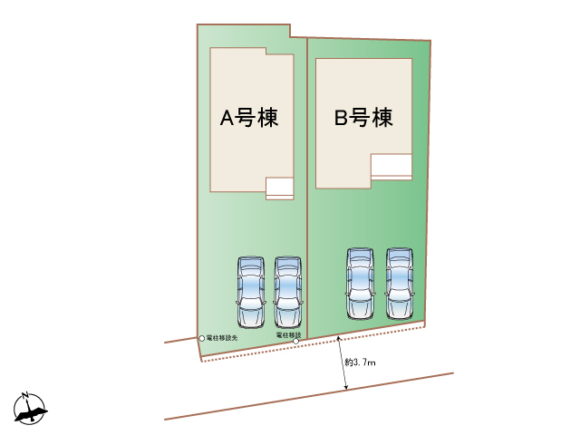 ハートフルタウン町田市木曽東4丁目1322番の見取り図
