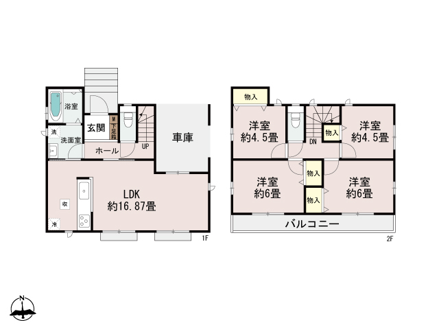 ハートフルタウン茅ヶ崎市菱沼1丁目638番の見取り図