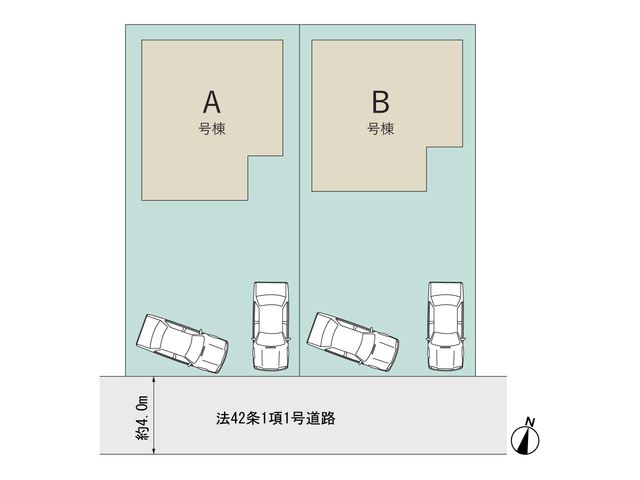 【販売中物件：A号棟、B号棟】