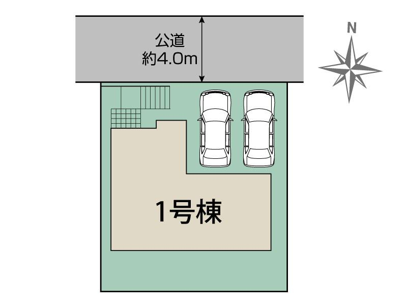 町田市金井1丁目1棟 区画図 【販売中物件：1号棟】