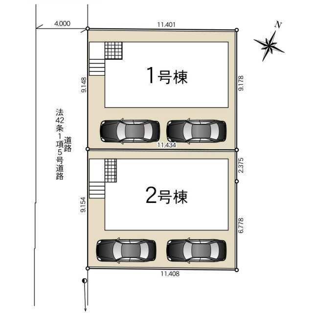 クレイドルガーデン市川市柏井町 第16の見取り図