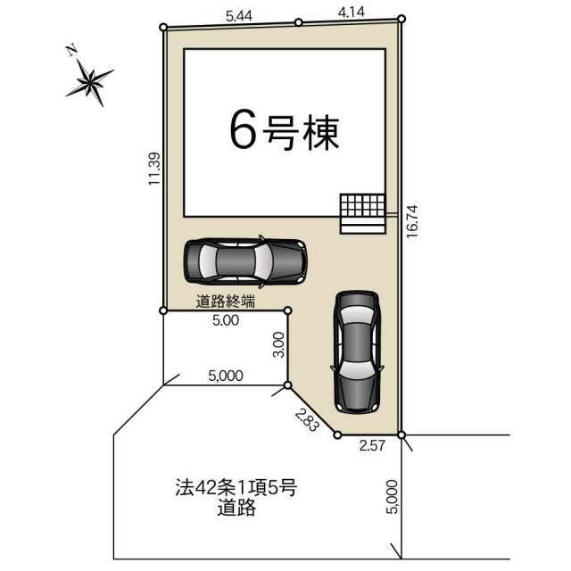クレイドルガーデン千葉市花見川区犢橋町 第3の見取り図
