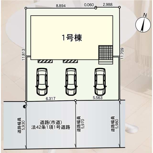 クレイドルガーデン北九州市小倉南区朽網西 第7の見取り図