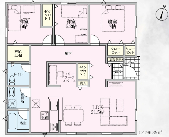 クレイドルガーデン本庄市児玉町児玉 第14の見取り図