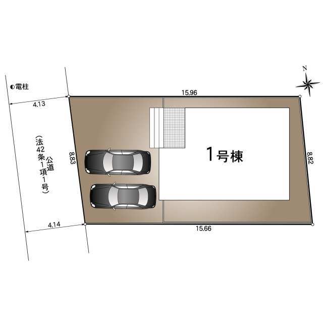 クレイドルガーデン徳島市津田本町 第2の見取り図