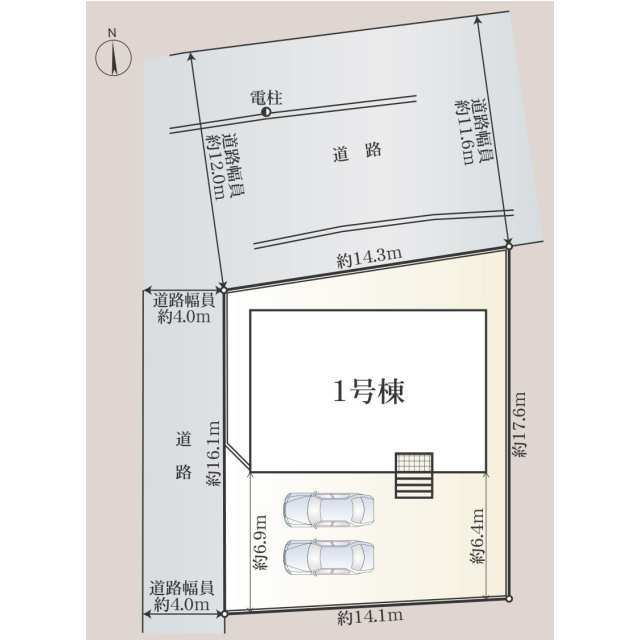クレイドルガーデン四日市市高花平 第4の見取り図