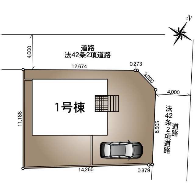 クレイドルガーデン久喜市栗橋東 第17の見取り図
