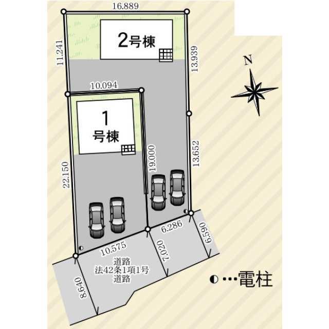クレイドルガーデン高萩市島名 第9の見取り図