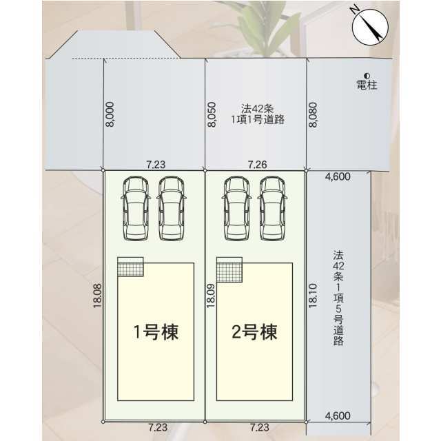 クレイドルガーデン金沢市百坂町 第2の見取り図