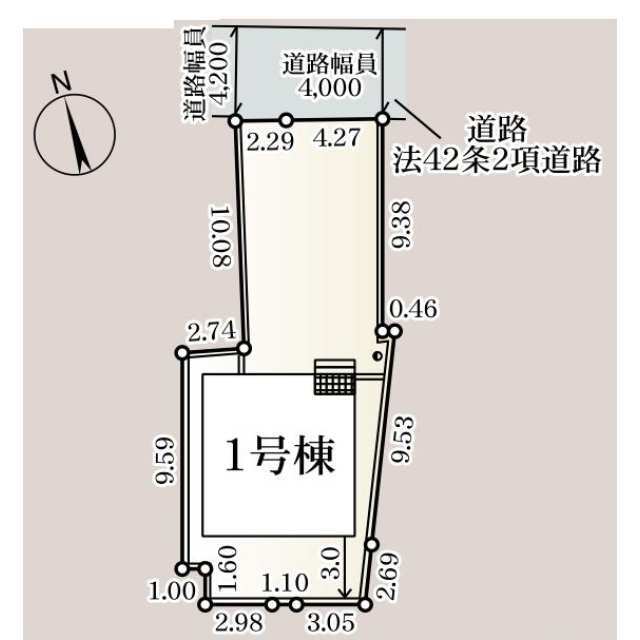 クレイドルガーデン会津若松市住吉町 第3の見取り図