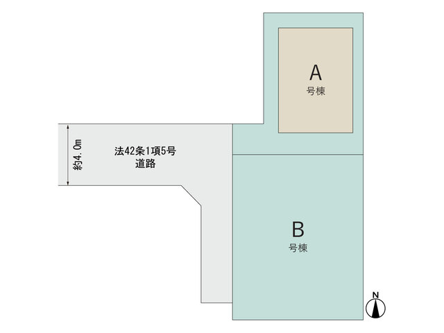 ハートフルタウン所沢市上安松1279番の見取り図