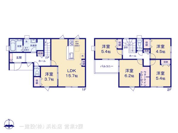 リーブルガーデン豊橋市富士見台第４期の見取り図