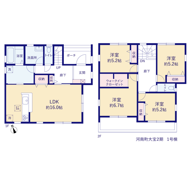 リーブルガーデン杉戸第５の見取り図