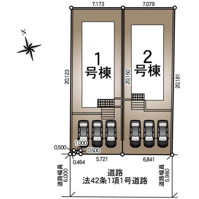 クレイドルガーデン仙台市宮城野区鶴ケ谷 第24の見取り図