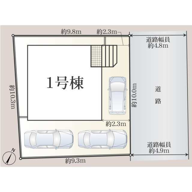 クレイドルガーデン磐田市見付 第10の見取り図